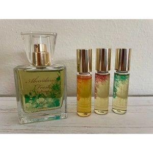 Abundance by SeneGence Full Size Fresh 3 Rollerball Travel Trio Fresh Lush Bloom